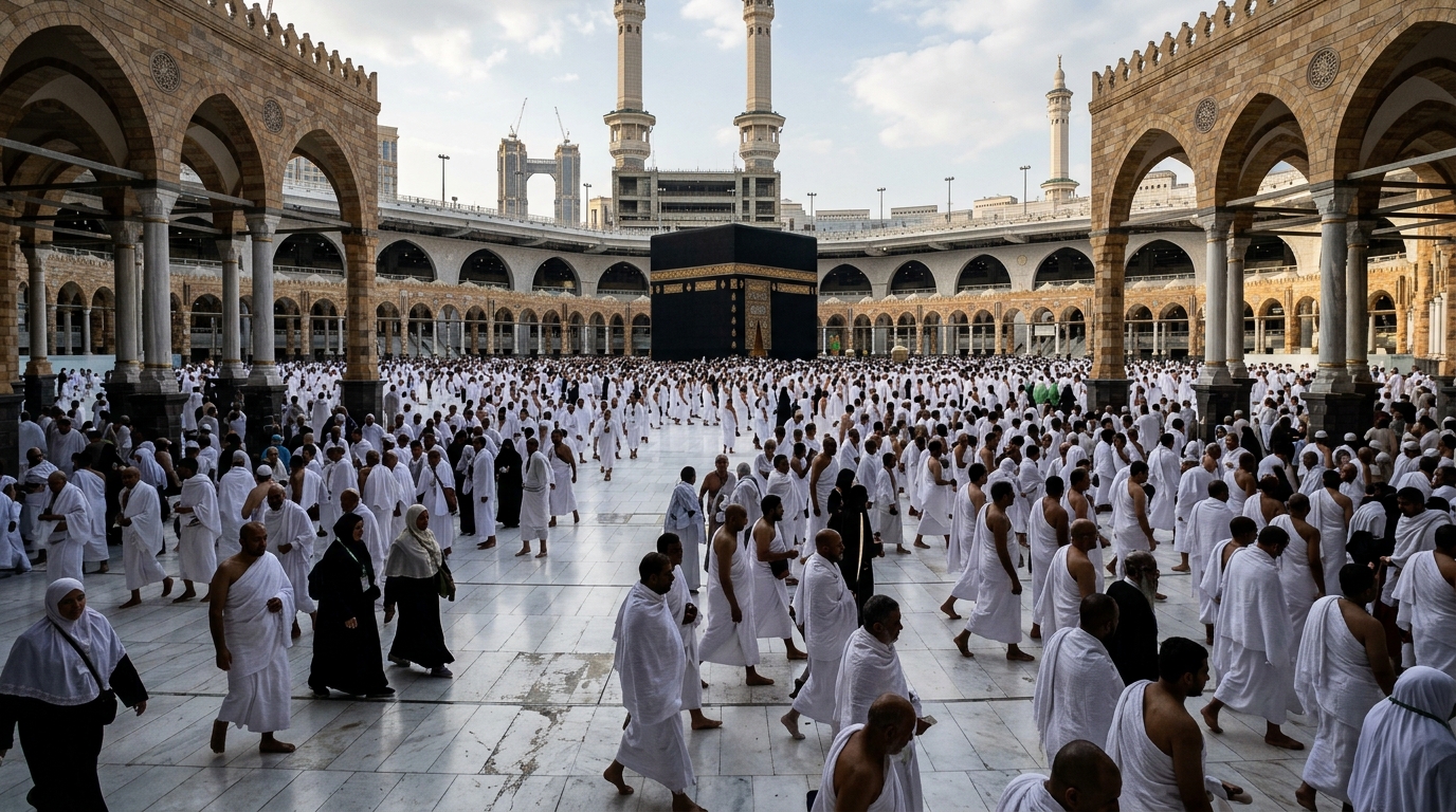 Classic Umrah Package — illustrated scene